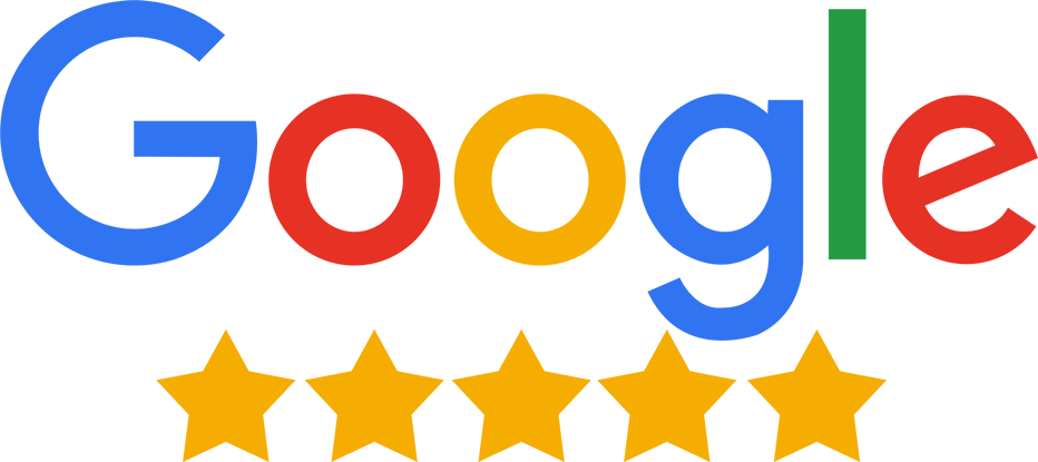 Google Logo with 5 stars